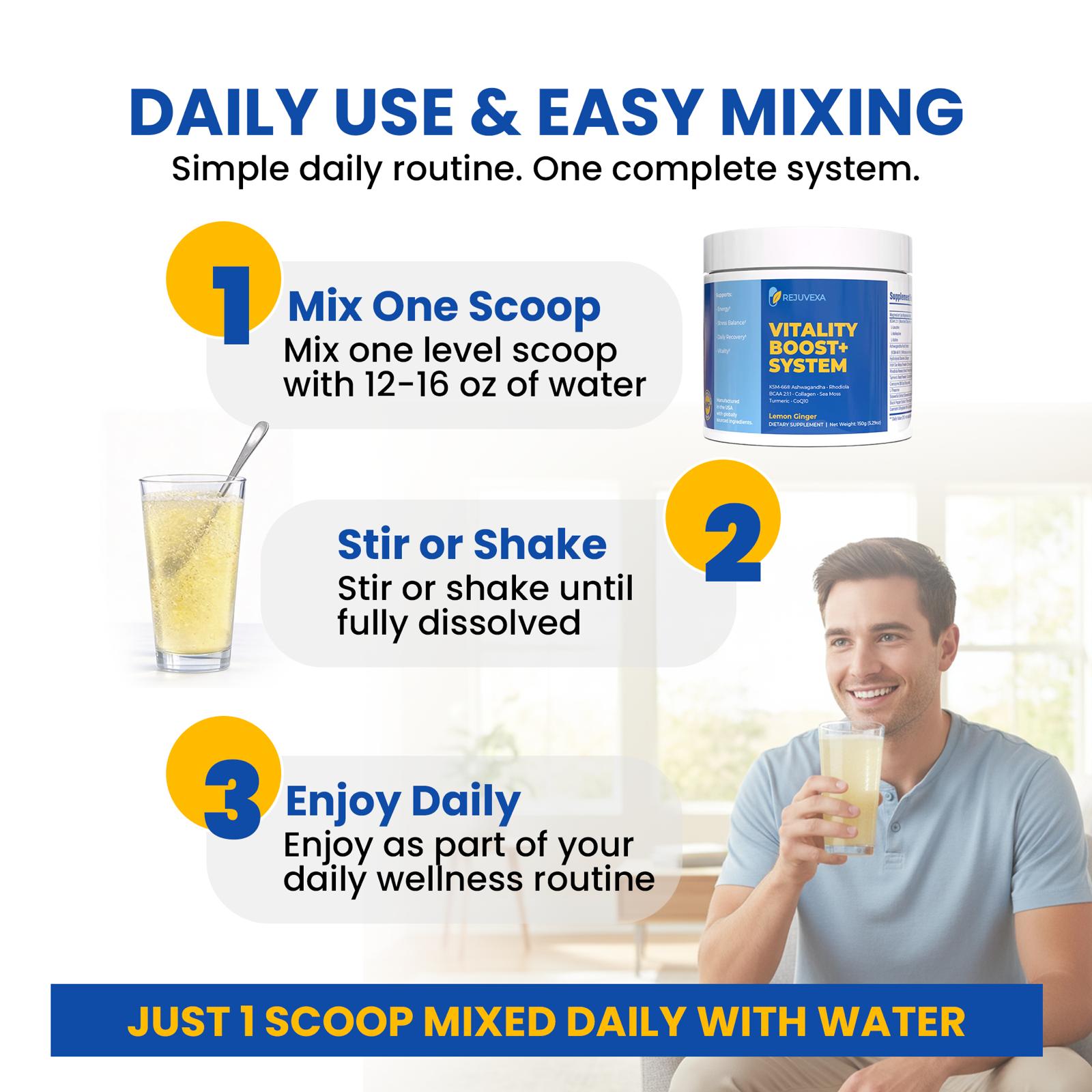 VITALITY BOOST+ SYSTEM