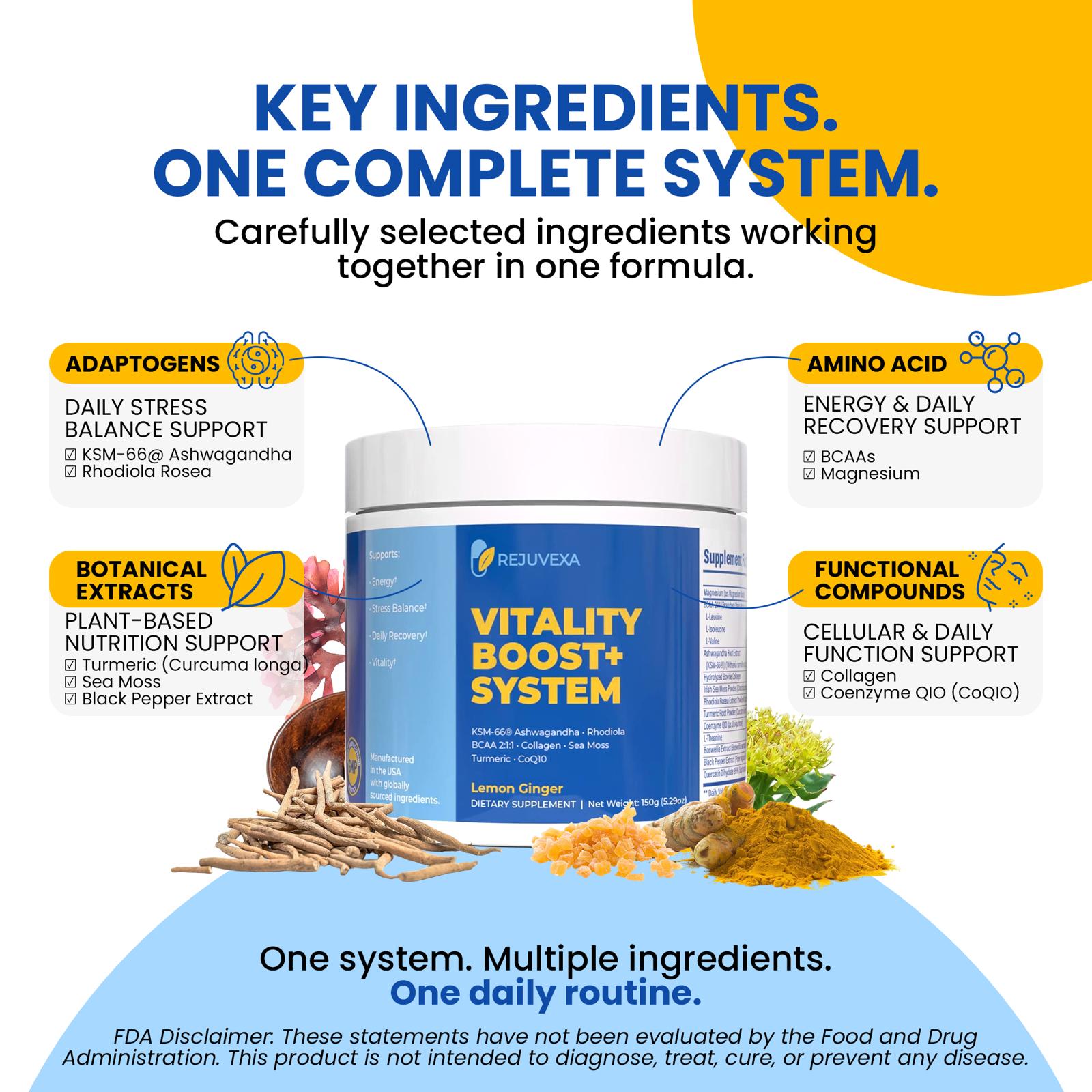 VITALITY BOOST+ SYSTEM
